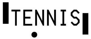Tennis game logo